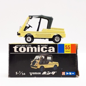 (完全現状品) TOMY トミカ 黒箱 55 Vamos ホンダ 日本製 当時物 No.55 バモス HONDA 箱耳取れ tomica 詳細不明 (ジャンク扱い) ※a5