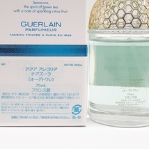 送料無料 ゲラン アクア アレゴリア テアズーラ オーデトワレ 75ml EDT 残量比較的多め AQUA ALLEGORIA GUERLAIN ブランド 香水 (現状品)_画像9