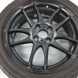 中古品 ● WORKE EMOTION● 195/50R16 EMOTION kiwami 16x6.5J +42 100 ４穴 MBL WR30665A ● アルミホイール タイヤ付きの画像3