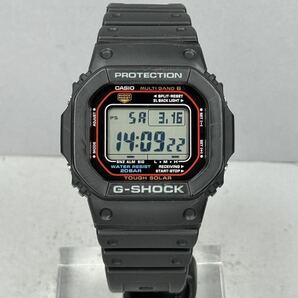 美品 CASIO G-SHOCK GW-M5610-1JF タフソーラー 電波受信 電波ソーラー マルチバンド6 スクウェア ブラック スピード オリジンモデル の画像5