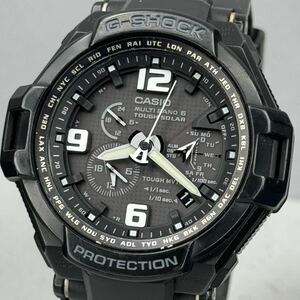 良品 G-SHOCK GW-4000A-1AJF グラビティマスター スカイコックピット タフソーラー 電波受信 電波ソーラー マルチバンド6 ブラック