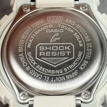 極美品 G-SHOCK AWG-M100SWB-7AJF タフソーラー 電波受信 電波ソーラー マルチバンド6 アナログ/デジタル アナデジ ホワイト ブルー_画像8