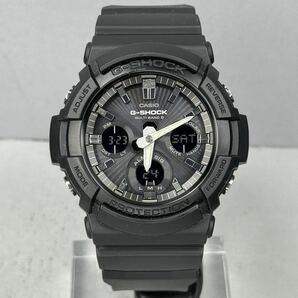 美品 G-SHOCK GAW-100B-1AJF タフソーラー 電波受信 電波ソーラー マルチバンド6 アナログ/デジタルコンビ アナデジ ブラック 反転液晶の画像5