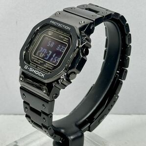 美品 G-SHOCK GMW-B5000GD-1JF タフソーラー 電波受信 電波ソーラー マルチバンド6 Bluetooth動作モバイルリンク メタルバンド ブラックの画像7