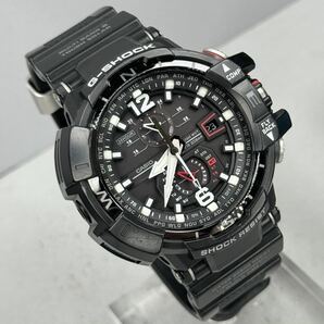 美品 G-SHOCK GW-A1100-1AJF グラビティマスター タフソーラー 電波受信 電波ソーラー マルチバンド6 ブラック 方位計 サファイアガラスの画像2