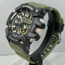 極美品 G-SHOCK GG-1000-1A3JF MUDMASTERマッドマスター マッドレジスト 方位.温度計搭載 ツインセンサー アーミーグリーン アナデジ_画像7