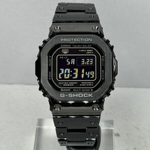 美品 G-SHOCK GMW-B5000GD-1JF タフソーラー 電波受信 電波ソーラー マルチバンド6 Bluetooth動作モバイルリンク メタルバンド ブラックの画像5