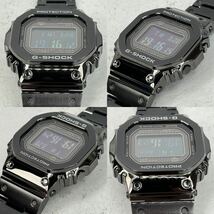 極美品 G-SHOCK GMW-B5000GD-1JF タフソーラー 電波受信 電波ソーラー マルチバンド6 Bluetooth動作モバイルリンク メタルバンド ブラック_画像4