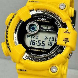 未使用同様 極美品 G-SHOCK GF-8250-9JF FROGMAN フロッグマン タフソーラー イエロー シルバー 潜水蛙 スクリューバック ステンレスケースの画像1