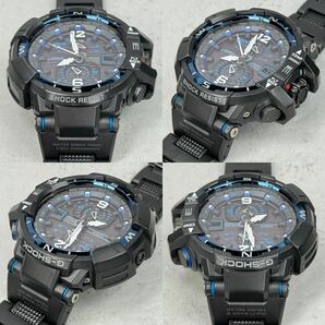 美品 G-SHOCK GW-A1100FC-1AJF グラビティマスター タフソーラー 電波受信 電波ソーラー マルチバンド6 ブラック コンポジットバンドの画像4