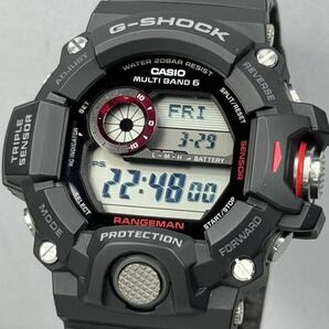 極美品 箱説タグ付G-SHOCK GW-9400J-1JF レンジマン タフソーラー 電波受信 電波ソーラー マルチバンド6 方位/気圧/温度計トリプルセンサーの画像1