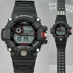 極美品 箱説タグ付G-SHOCK GW-9400J-1JF レンジマン タフソーラー 電波受信 電波ソーラー マルチバンド6 方位/気圧/温度計トリプルセンサーの画像3