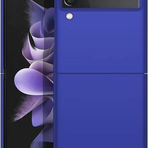 E83 docomo Galaxy Z Flip4 5G SC-54C専用ケースカバー 超薄型 超軽量 Galaxy Z Flip 4 5G保護カバー 両用タッチペン付き ブルー