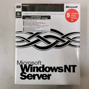 新品未開封品 Microsoft Windows NT 4.0 Server アップグレード版（要NT Server3.1～3.51） PC/AT、PC98シリーズ対応の画像1