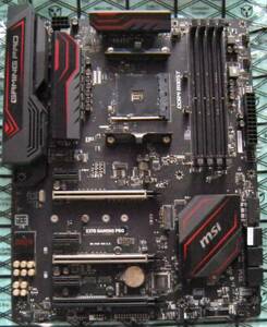 MSI X370 GAMING PRO AMD AM4マザーボードATX 動作品