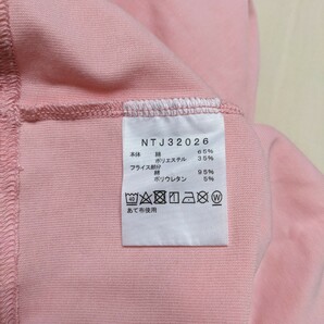 ☆SC11 訳有 THE NORTH FACE ザノースフェイス 子供 キッズ 120 女の子 女子 半袖 Tシャツ カットソー ピンク カジュアル アウトドアの画像6