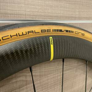 美品 MAVIC COSMIC SL45 DISC マビック コスミック ディスク チューブレス ホイール・タイヤ前後セットの画像6