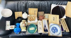 贈答品 G 未使用品含む まとめ たち吉 橘吉 永楽 美濃焼 萬古焼 南山窯 清山窯 輪島塗 銘有 在銘 陶器 骨董品 1円～