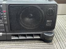 当時物 SHARP QT-73CD 通電確認済み ステレオダブルカセット AM/FMラジオ CD STEREO DOUBLE CASSETTE ラジカセ 1円～ シャープ_画像4