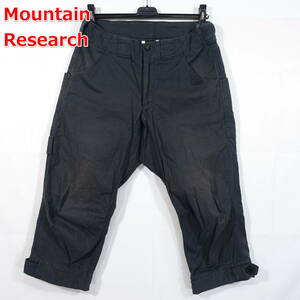 【良品】マウンテンリサーチ　グレンチェッククロップドパンツ　knickers　Mountain Research　サイズＭ　チャコールグレー