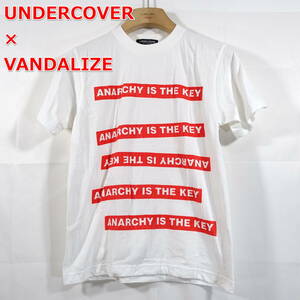 【良品】アンダーカバー　ヴァンダライズ　復刻Ｔシャツ　UNDERCOVER　VANDALIZE　サイズＳ　白赤