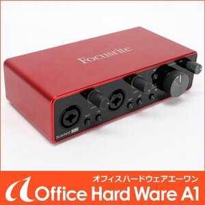 フォーカスライト Scarlett 2i2 3rd Gen USBオーディオインターフェイス2in2out 2020年製 第三世代 G3 focusrite【中古 通電確認済】J#S 2