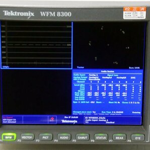 Tektronix WFM8300 高機能マルチ波形モニタ Waveform Monitor (中古 現状品 通電確認のみ) テクトロニクス J☆の画像6