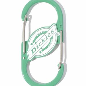 Dickies アイコン カラビナ グリーン 新品 ディッキーズ Carabiner Green ロゴ キーホルダー Logo S型カラビナ ダブルカラビナ