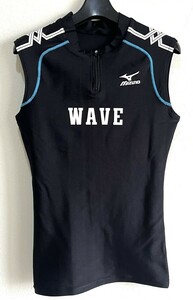 ミズノ　WAVE　陸上競技　短距離　ハーフジップレーシングトップ　L