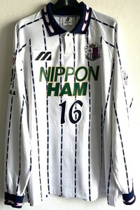 セレッソ大阪　選手支給品　1997‐1998 AWAY L/Sユニフォーム#16　XO