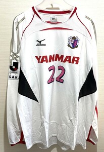 ミズノ　セレッソ大阪　鈴木正人選手支給品　2009 AWAY L/Sユニフォーム#22　XO