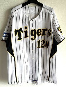  Hanshin Tigers rice field middle . futoshi . player supplied goods 2009 year Home uniform #120