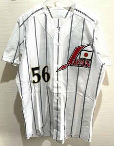 ミズノ　野球日本代表　ホームレプリカユニフォーム#56　F　刺繍　侍ジャパン