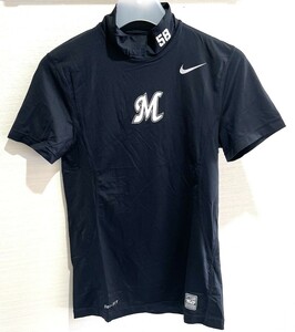 NIKE PRO COMBAT　千葉ロッテマリーンズ　青野毅選手支給品　アンダーシャツ#58　XXL