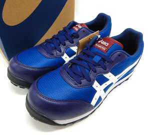 未使用 タグ付き asics アシックス ウィンジョブ スニーカー FB2901 サイズ24.5cm ブルー シューズ レディース 新古品