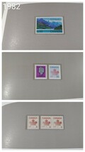 ②　アンティーク カナダ切手 コレクション 1982年 切手集 切手アルバム イヤーブック カナダ郵便 Postage Stamps of Canada_画像7
