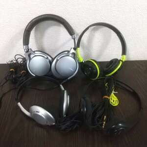 ヘッドホン 4個 ソニー mdr-1a SONY オーディオテクニカ Audio-Technica ath-p100l ヘッドフォン エレコム ELECOM ath-s100