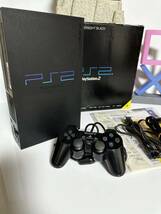 ★動作確認済★ PlayStation 2 PS2 本体 SCPH-50000 NBミッドナイトブラック ★SONY コントローラー ソニー _画像2