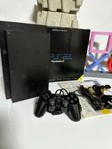 ★動作確認済★ PlayStation 2 PS2 本体 SCPH-50000 NBミッドナイトブラック ★SONY コントローラー ソニー _画像3