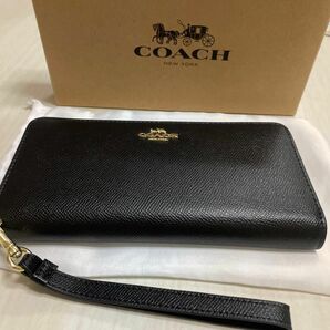 新品　COACH 長財布 財布 アコーディオン ジップ ウォレット ラウンドファスナー新品 未使用 財布C4451