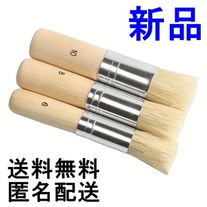 新品 木製ブラシ3本セット 油絵 掃除 隙間 汚れ 洗浄 クリーニング 清掃 細かいブラシ 洗車 小さいブラシ DIY 送料無料