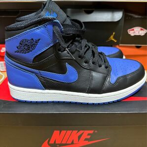 美品 US８　2013年製 AIR JORDAN1 RETRO HIGH OG ロイヤル