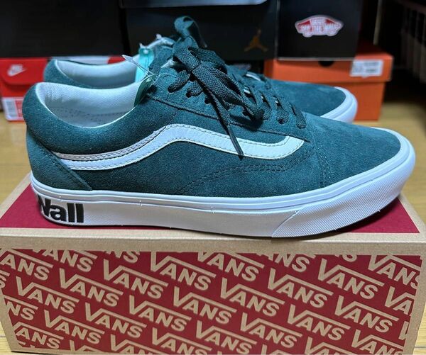 新品 VANS Comfycush Old Skool 26cm グリーン