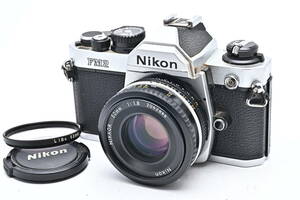 1C-421 Nikon ニコン New FM2 後期 Ai-S NIKKOR 50mm f/1.8 一眼レフフィルムカメラ マニュアルフォーカス