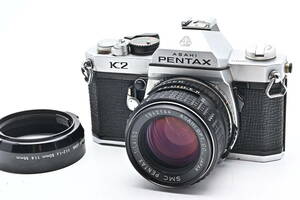 1C-772 PENTAXA ペンタックス K2 SMC PENTAX 50mm f/1.4 一眼レフフィルムカメラ マニュアルフォーカス