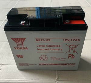 NP17-12I 12v17ah Yuasa バッテリー ジャンプスターター　UPS 新品未使用ではない 1個