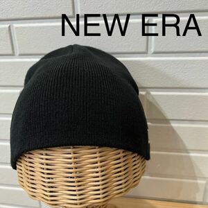 NEW ERA ニューエラ ニット帽 キャップ 帽子 ビーニー ワッチ アクリル オールシーズン ストリート ブラック 玉mc2717