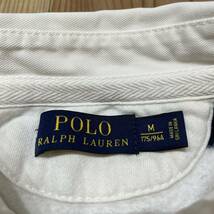 POLO Ralph Lauren ポロラルフローレン ラガーシャツ 長袖 ボーダー ラグビー 裏起毛 サイズM 玉mc2633_画像6