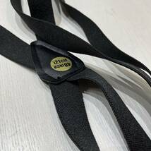 新品 USA製 Suspender Factory サスペンダーファクトリー ベルト 伸縮性素材 ブラック ゴールド アメリカ製 玉mc2671_画像5