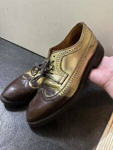 MIHARAYASUHIRO( Mihara Yasuhiro ). leather wing chip.. black | Gold. leather shoes Vintage gentleman shoes Tricker's Loafer 